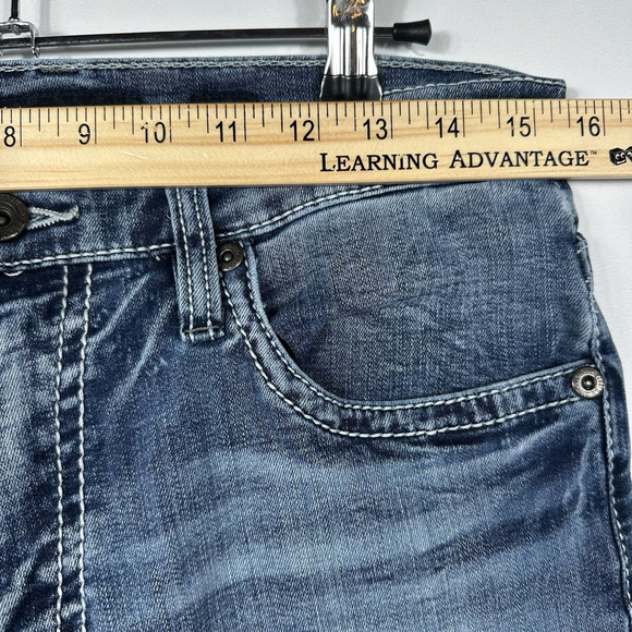 BKE Jake Straight Blue Denim Jeans Medium Wash Mens Size 31 X 32 - Picture 7 of 9